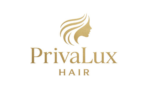 Create a logo for my wig business of PrivaLux Hair 