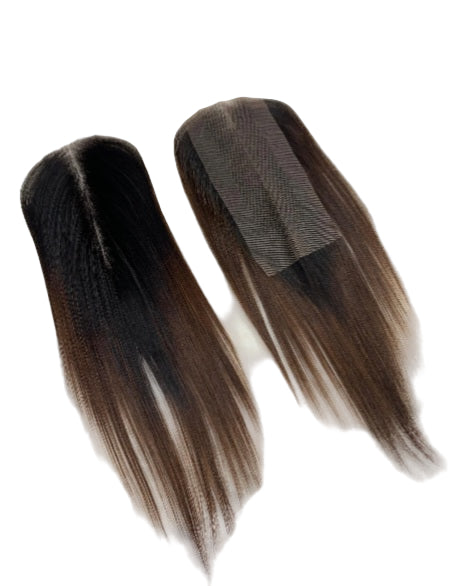 Ombre Choc Brown Vietnamese SSD Bone Straight Set(3 Bundles + 5×5 Closure)